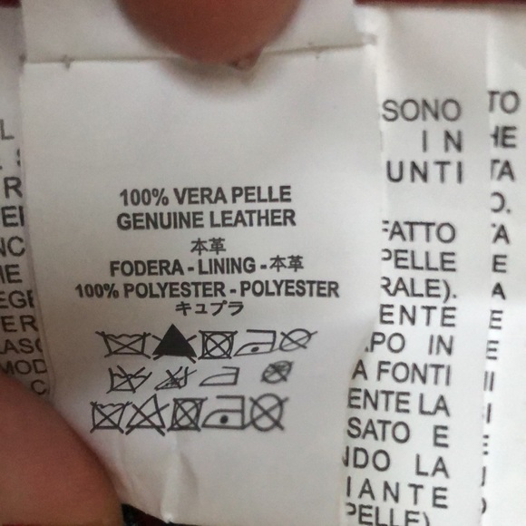 Bully Italian genuine leather made in Italy red jacket 42 - Picture 8 of 13